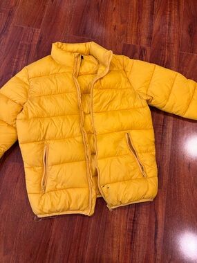 Forever 21 Yellow Puffer Jacket